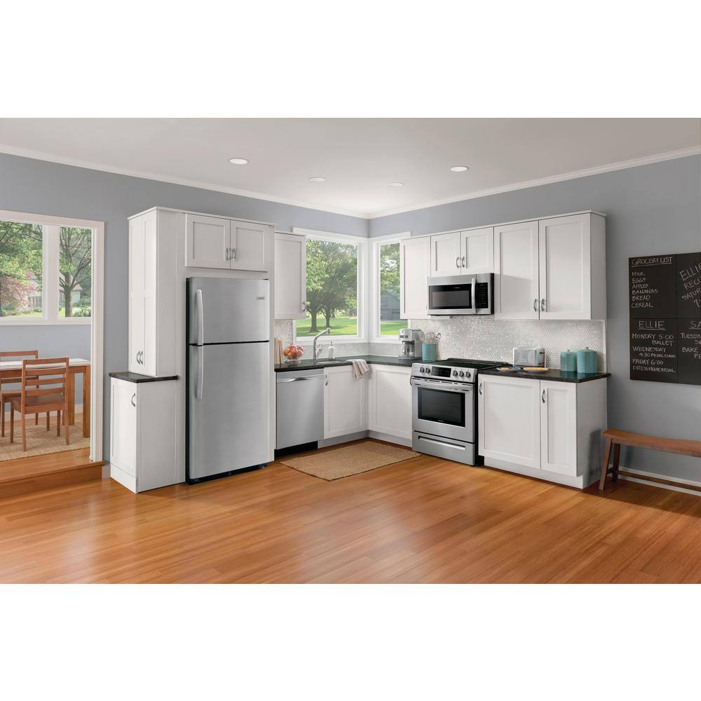 Frigidaire 30 in. 20.4 cu. ft. Top Freezer Refrigerator in Stainless Steel FRTD2021AS