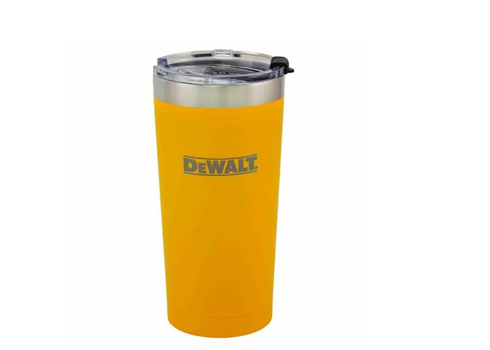 DEWALT 20 Oz. Yellow Powder Coated Tumbler DXC20OZTYS from DEWALT