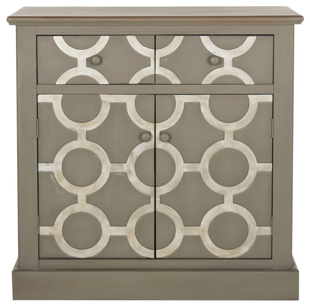 Safavieh Petula Chest  Grey   Transitional   Accent Chests And Cabinets   by Safavieh  Houzz