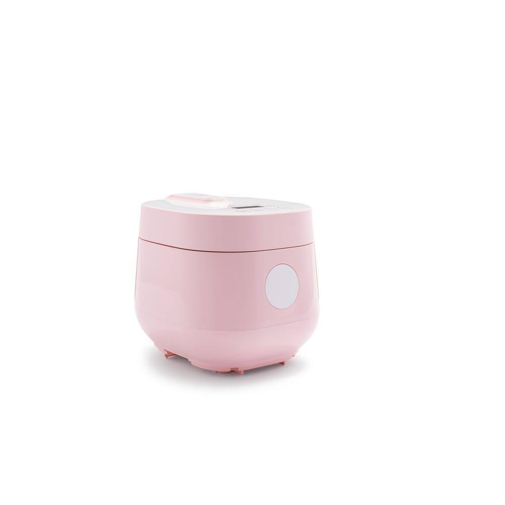 GreenLife Go Grains 4-Cup Pink Electric Grains and Rice Cooker CC004426-001