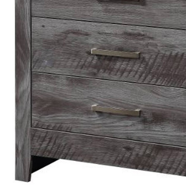 Vidalia Bedroom Set Rustic Gray Oak Acme Furniture