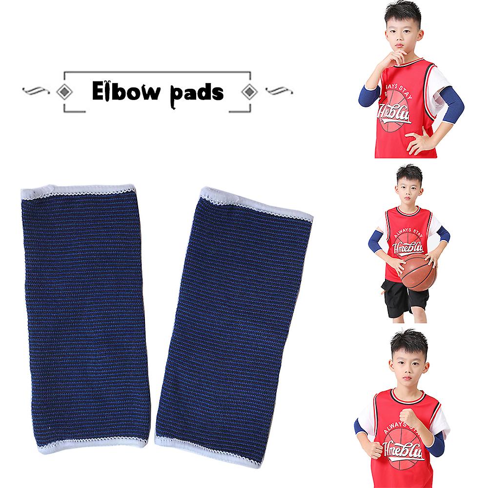 1 Pair Kids Elbow Brace Knit Compression Elbow Support Sleeve Arm Restrains