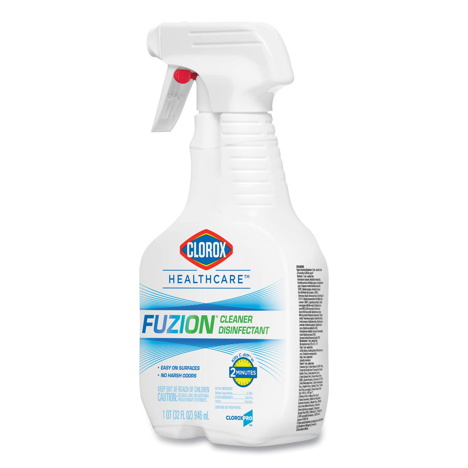 Fuzion Cleaner Disinfectant by Cloroxandreg; Healthcareandreg; CLO31478EA