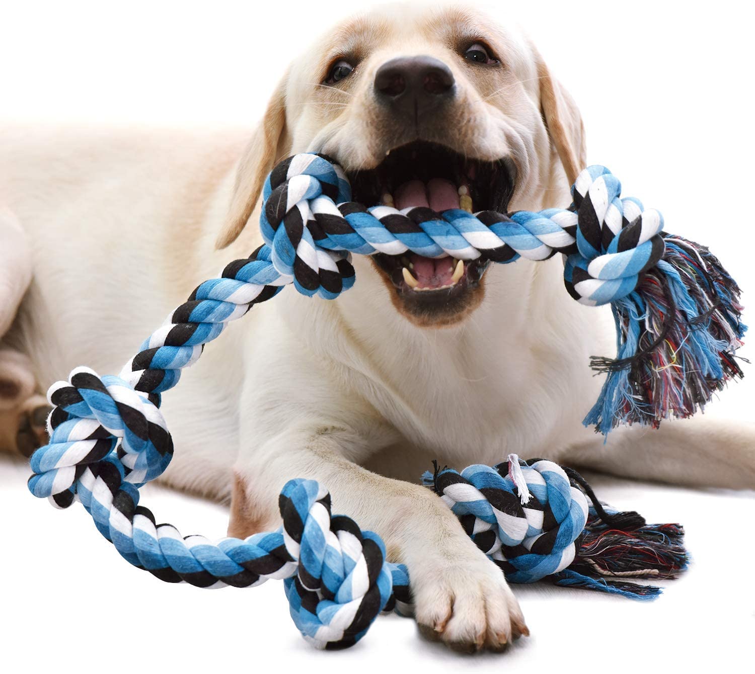 Dog Toys for Aggressive Chewers，Large Dog Toys，Indestructible Tough Interactive Dog Chew Toys，Dogs-Teeth Cleaning Chews for Large/Medium Breeds