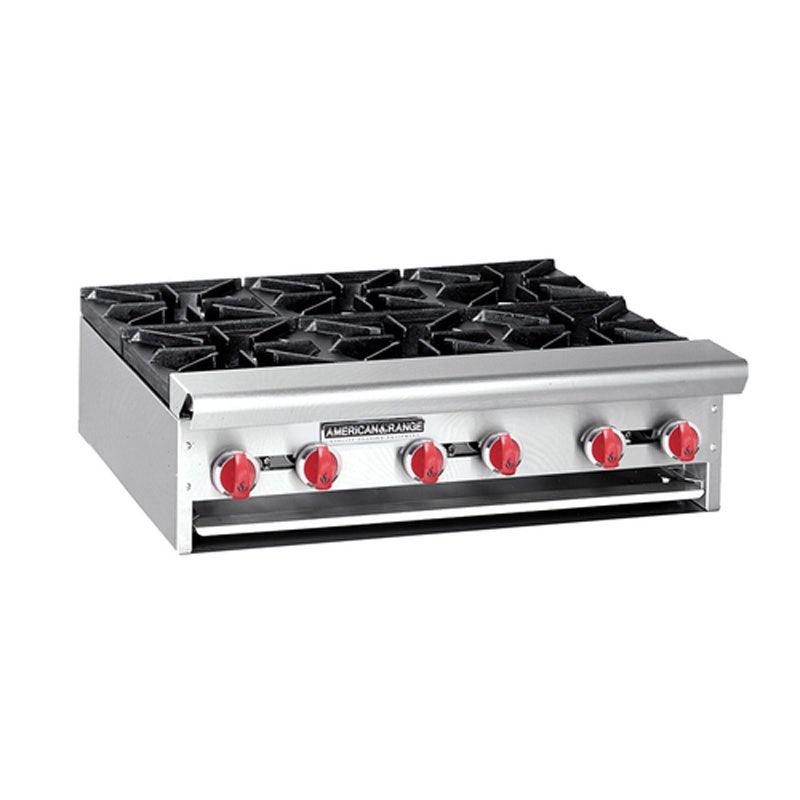 American Range ARHP-36-6 Gas Hot Plate - 6 Burners， 36