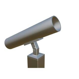 IAM Design Square Profile Top Mounted Stainless Steel Post Round Saddle Handrail Pivotable Support E019760184