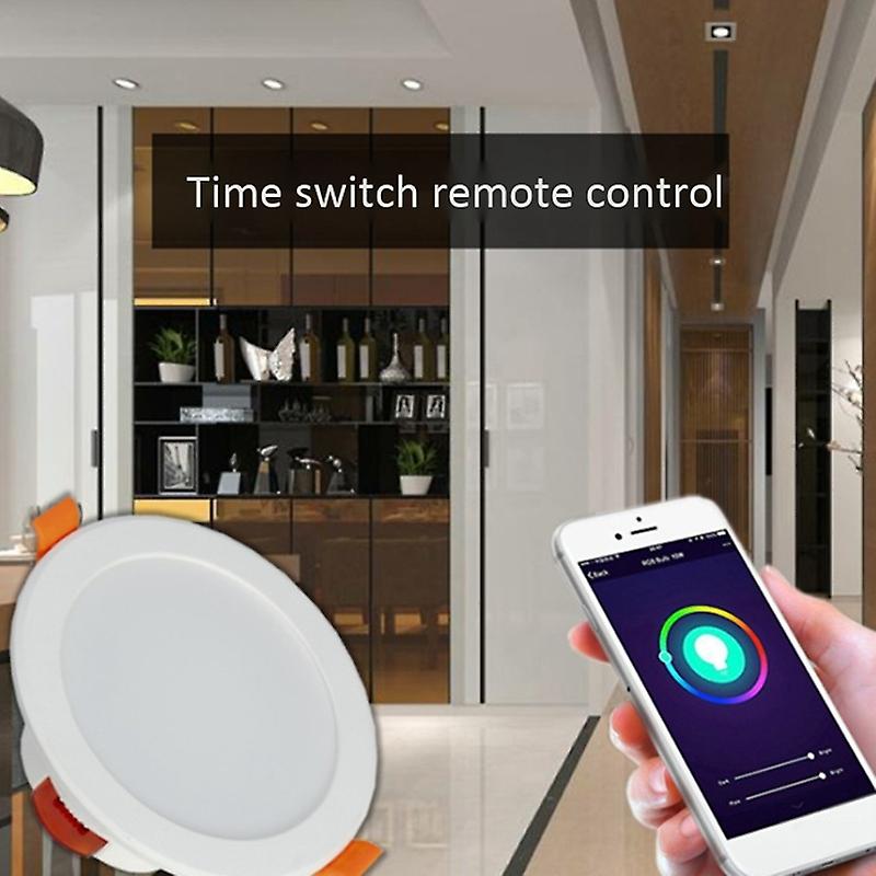 Wifi Smart Downlight Recessed Ceiling Light 7w Rgbcw Colorful Smart Light For Google Home Amazon Ae