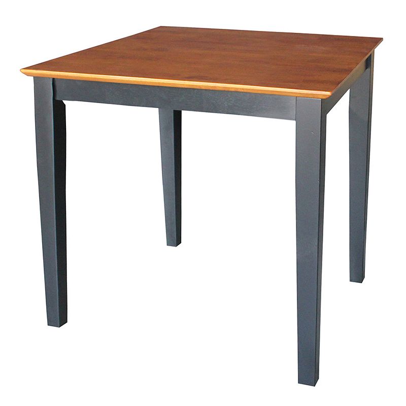 Square Two-Tone Shaker-Styled Table