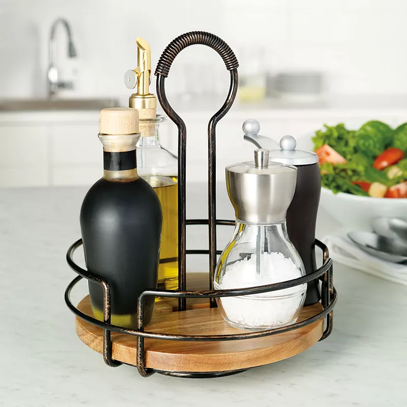 Gourmet Basics by Mikasa Hanover Rotating Condiment Caddy