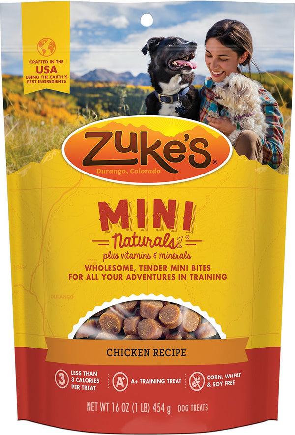 Zuke's Mini Naturals Chicken Recipe Dog Treats