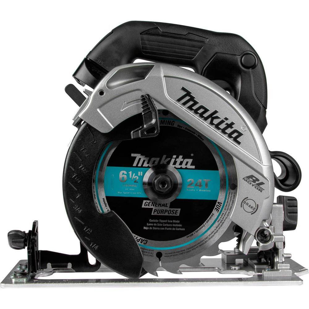 Makita 18V LXT Sub-Compact Lithium-Ion Brushless Cordless 6-12 in. Circular Saw AWS Capable (Tool-Only) XSH05ZB