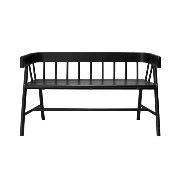 Wooden bench - black