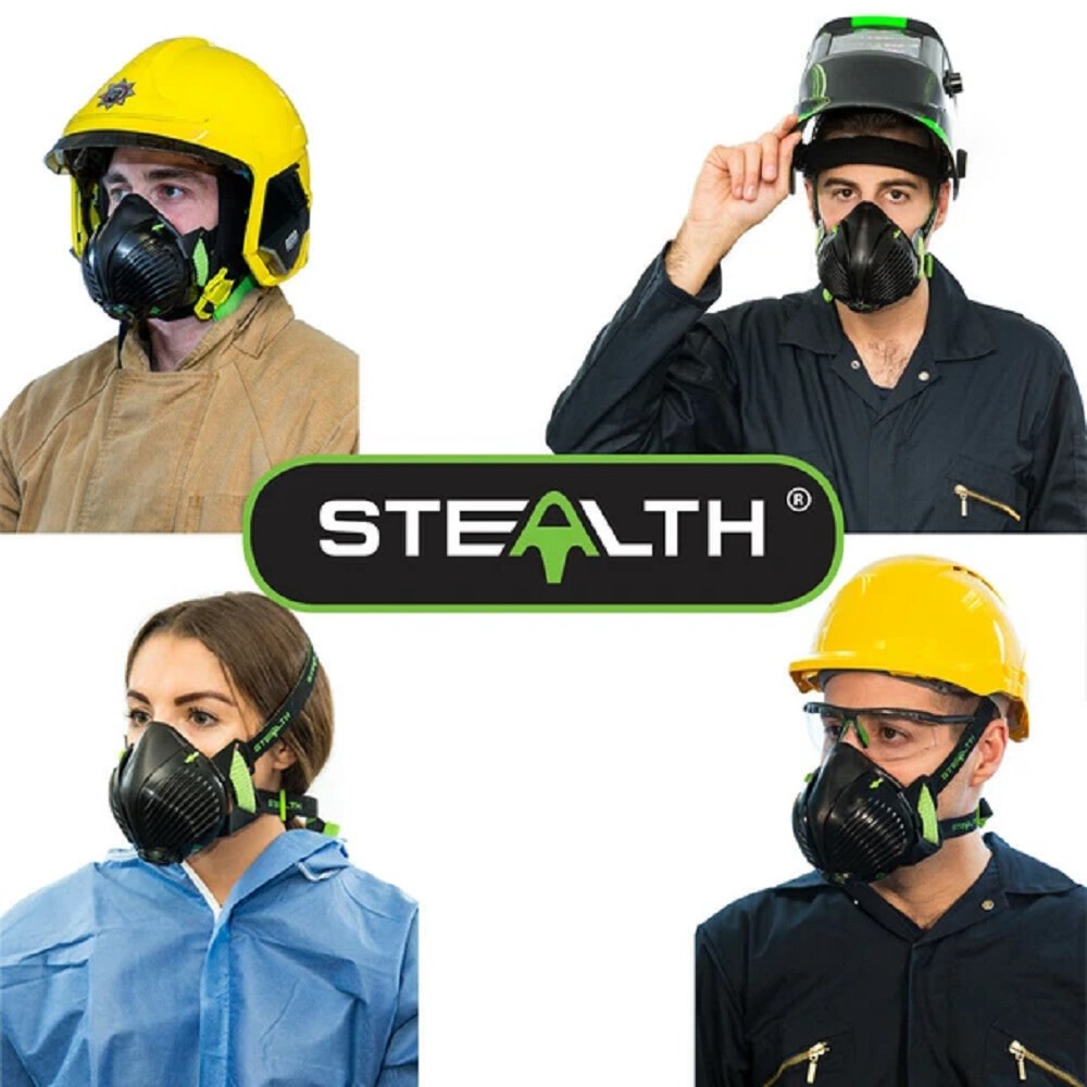 Stealth 100 Respirator w/Filters， S-M ;