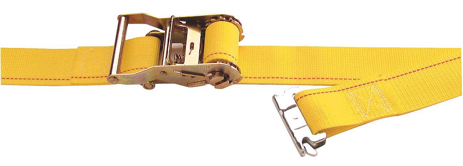 Kinedyne Tie Down Strap,Ratchet,Poly,12 ft.  641201GRA