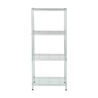 MZG Chrome 4-Tier Steel Shelving (15.7 in. x 23.6 in. x 54.4 in.) 4060138OFH401SG