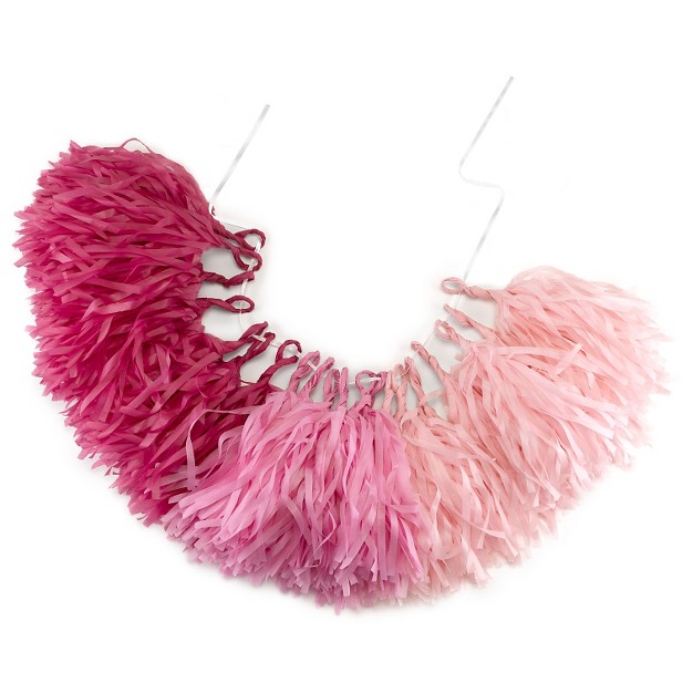 Pink Ombre Tassel Garland