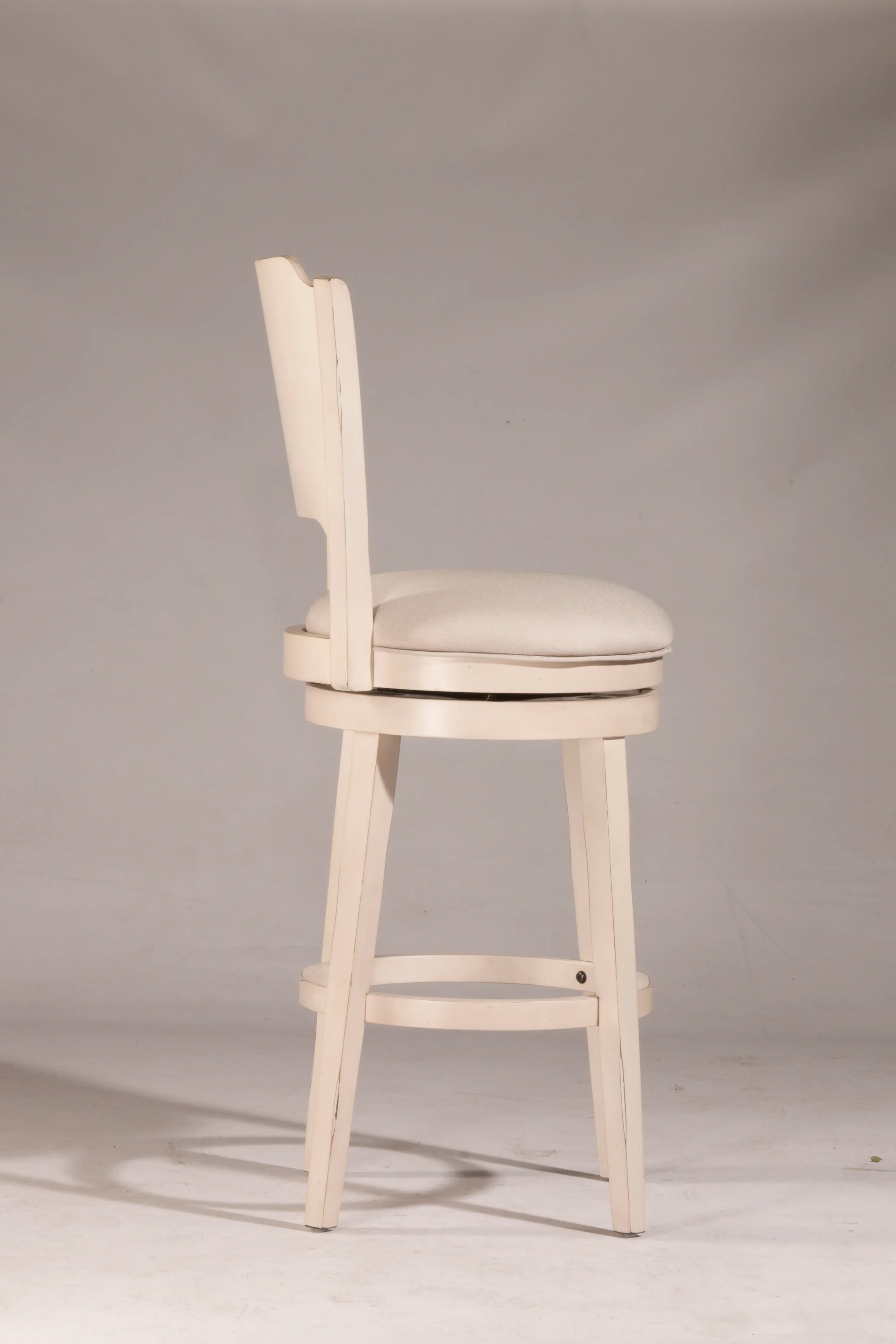 Clarion White Swivel Counter Height Stool