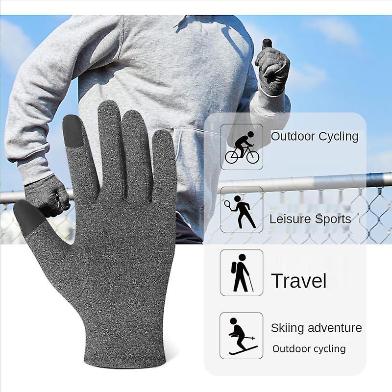 Winter Gloves Thermal Touch Screen Thermal Windproof Warm Gloves 1pc Arthritis Gloves Woman Rheumatoid Magnetic Therapy Glove