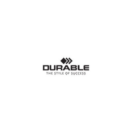 Durable DURAFRAME Sign Holder， 8.5 x 11， Black Frame， 2/Pack (476801)