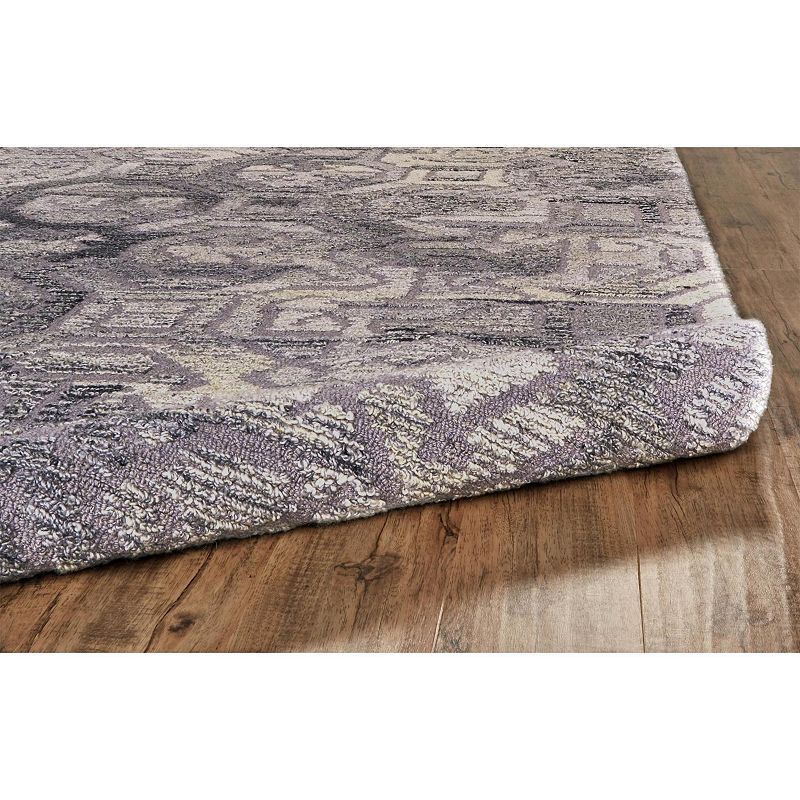 Weave and Wander Palatez Gray Ornamental Area Rug