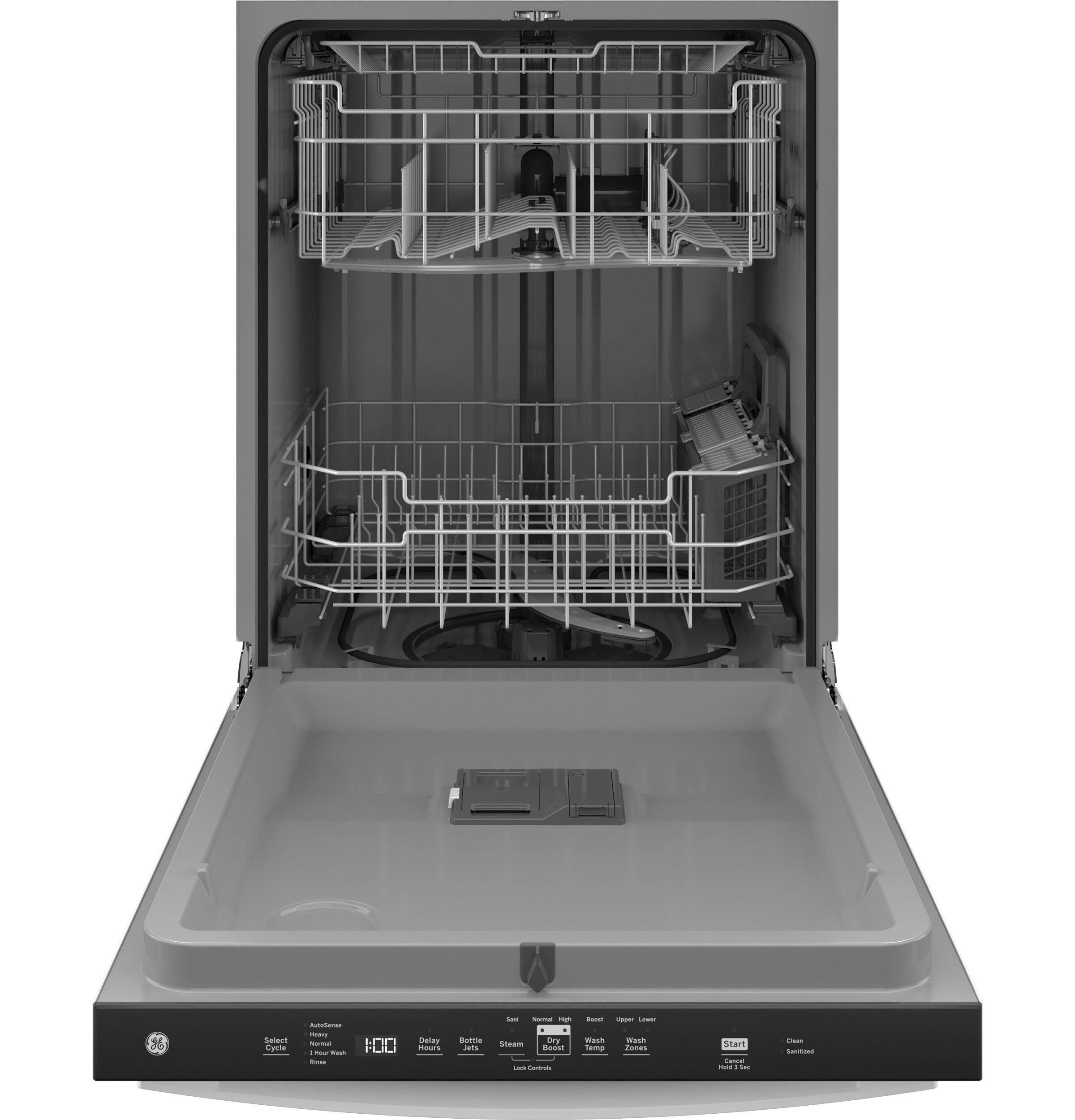 Ge Appliances GDT630PGRWW Ge® Top Control With Plastic Interior Dishwasher With Sanitize Cycle & Dry Boost