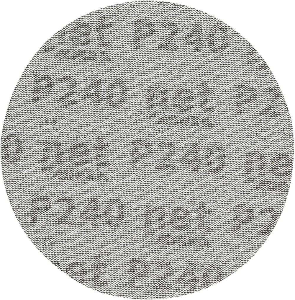 6 In. 240 Grit Hook and Loop Mesh Grip Adhesive Sanding Disc