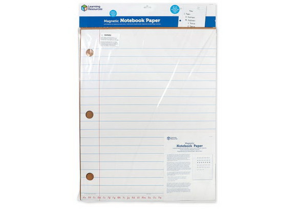 Learning Resources LER3236 Magnetic Notebook Paper