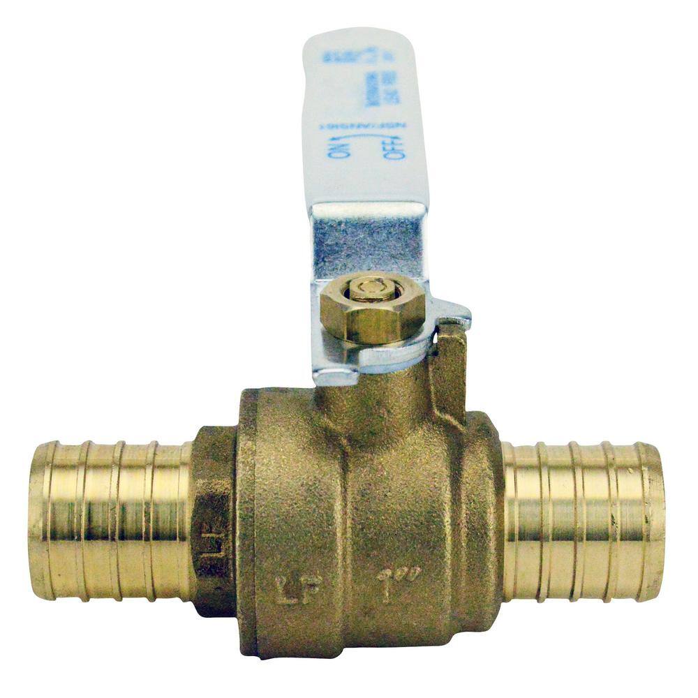 Apollo 1 in. Brass PEX-B Barb Ball Valve APXV11