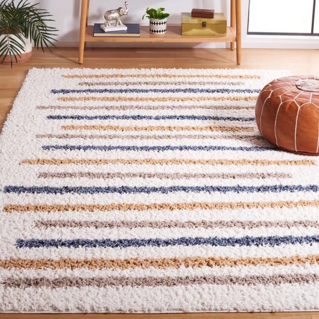 Calico Shag Clc110 Power Loomed Area Rug Safavieh