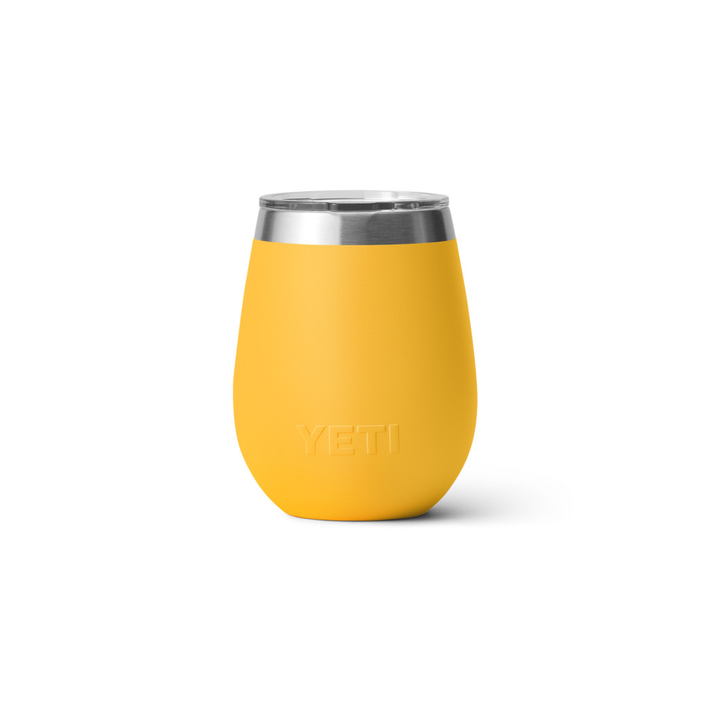 Yeti Rambler 10oz Wine Tumbler with Magslider Lid Alpine Yellow ;