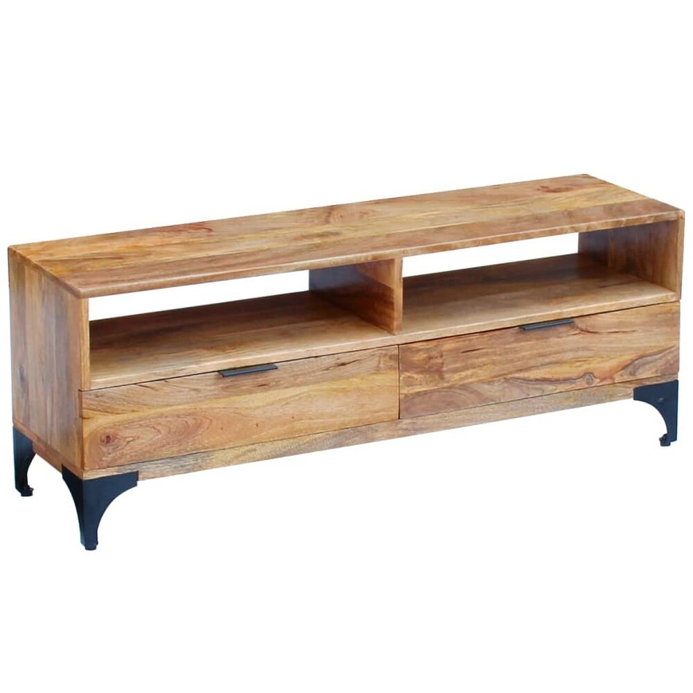 vidaXL TV Stand Mango Wood 47.2\