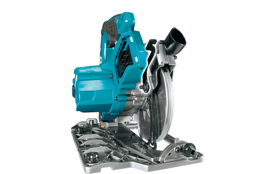 Makita GSH02Z 40V Max XGT Brushless Cordless 7-1/4 in. Circular Saw with Guide Rail Compatible Base， AWS Capable (Tool Only)