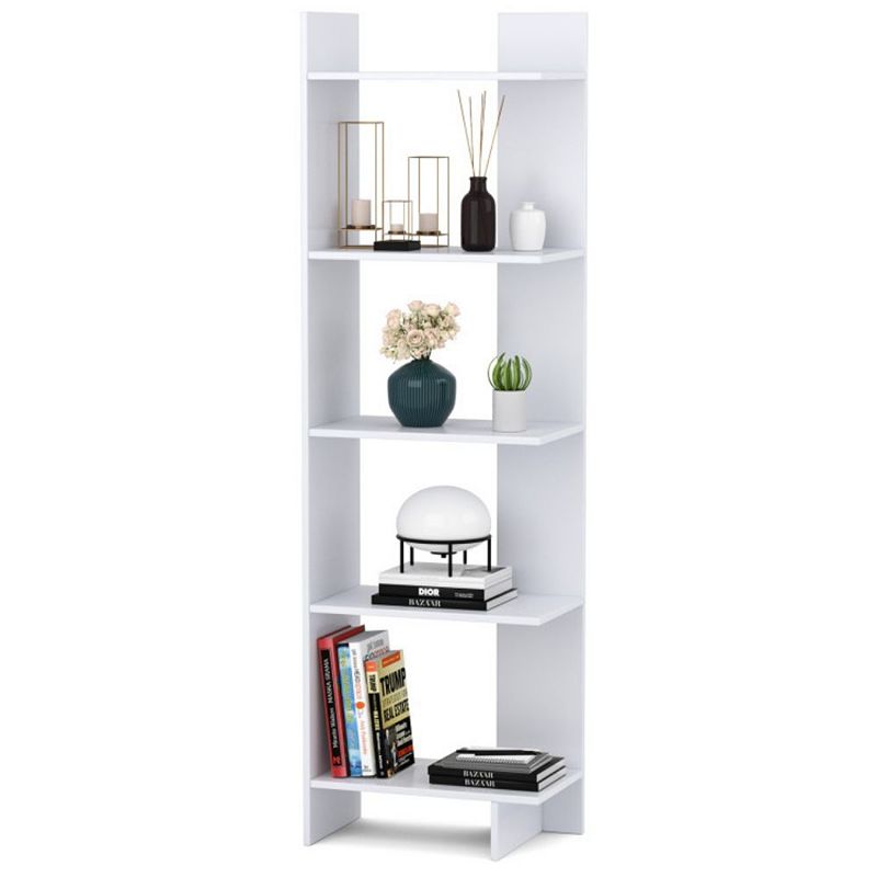 Hivago 5-tier Freestanding Decorative Storage Display Bookshelf