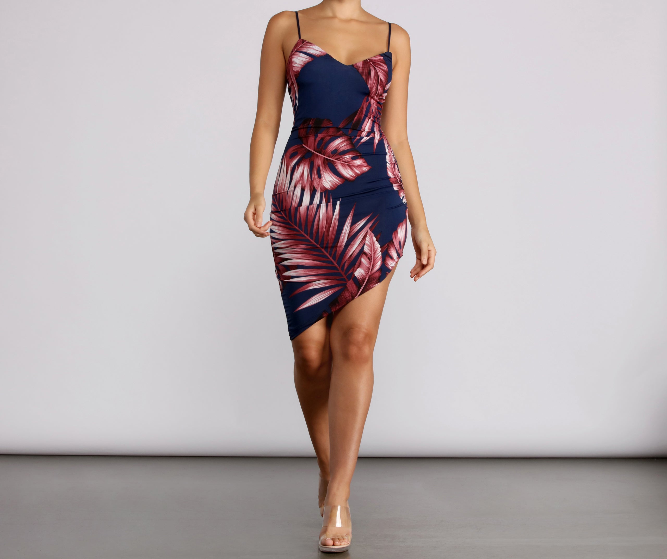 Take a Trip Tropical Mini Dress