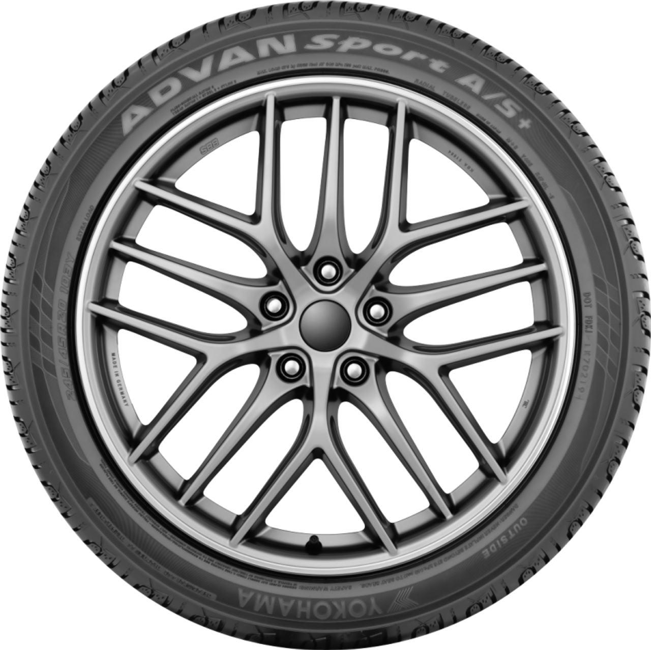 Yokohama Advan Sport A/S+ Tire - 285/35R18 101Y - 110140646