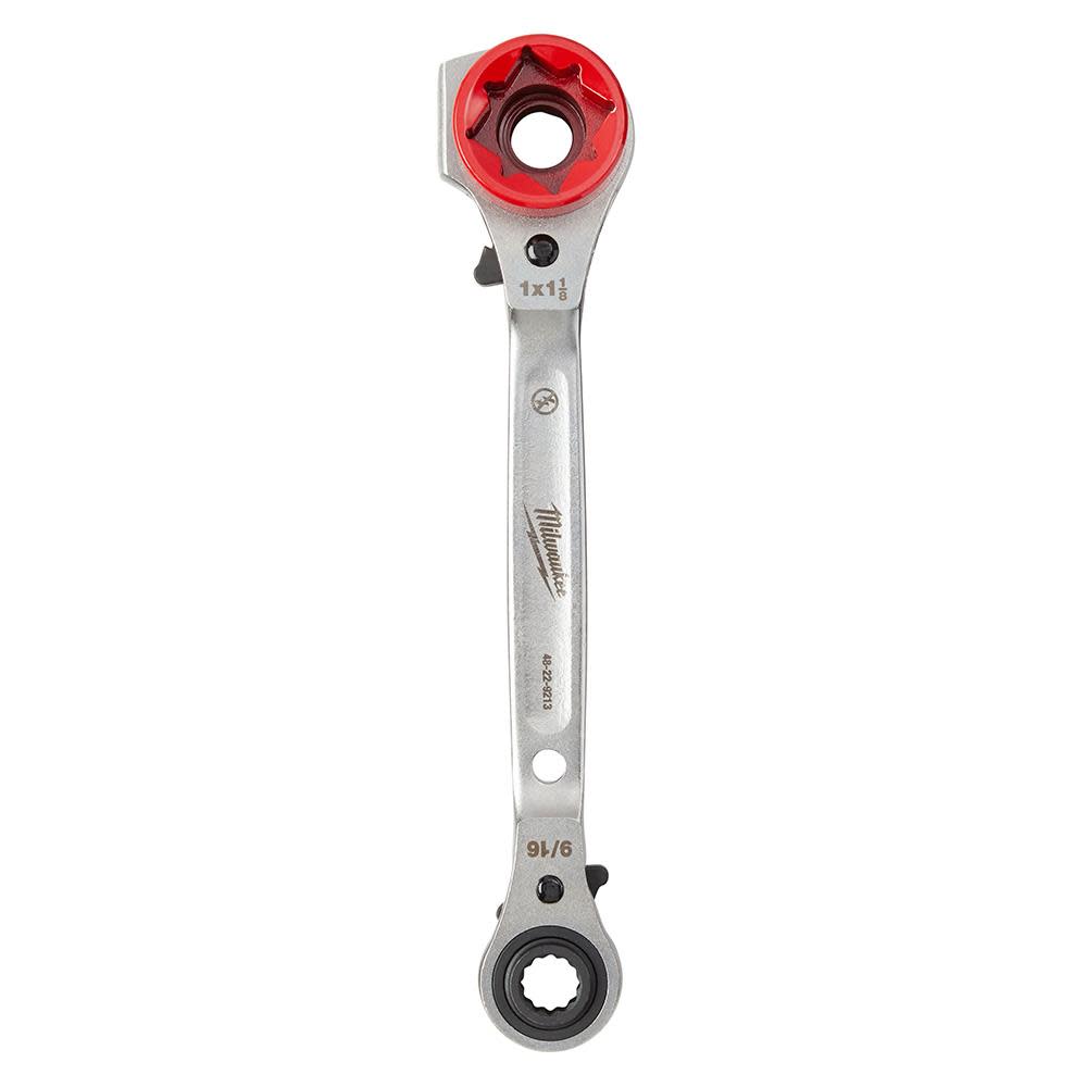 Lineman’s 5-in-1 Ratcheting Wrench ;