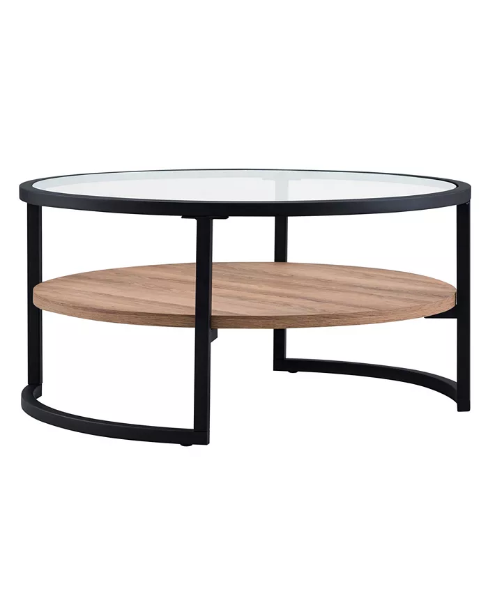 Hudson and Canal Winston 34.75 Round Coffee Table