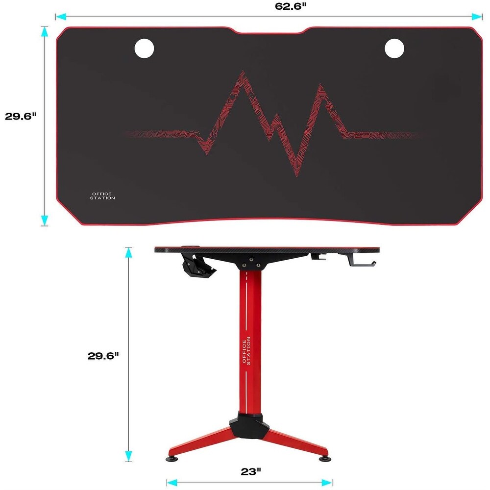 Homall Y Shaped Gaming Desk Computer Desk Table