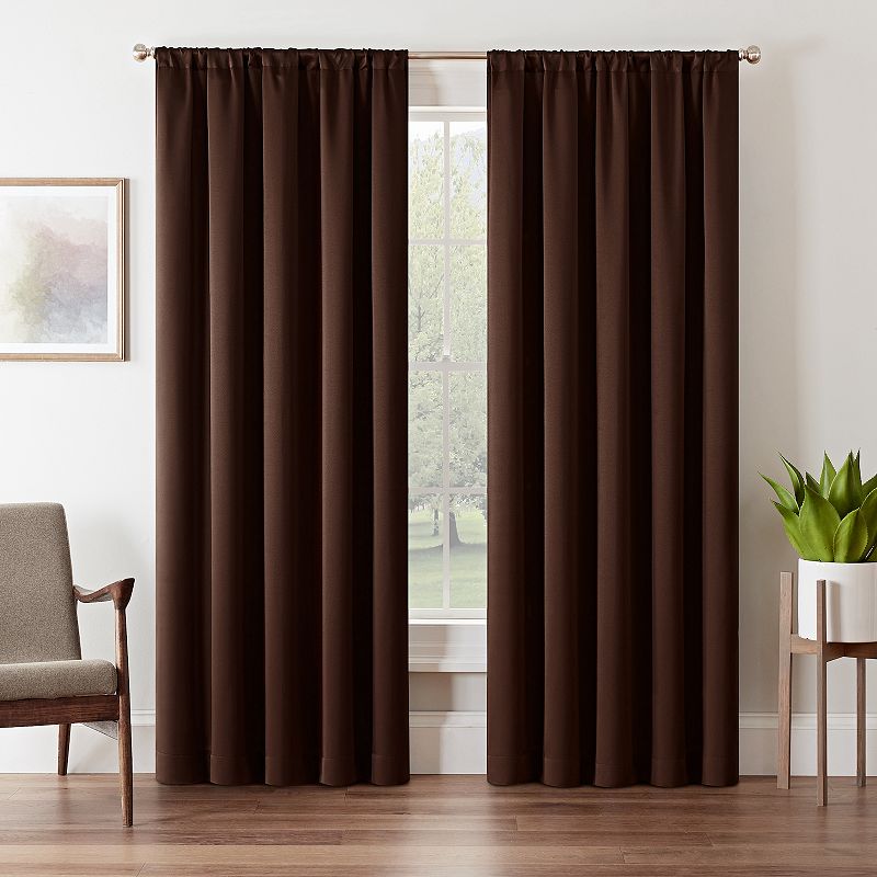 eclipse Tricia Room Darkening 1-Panel Window Curtain