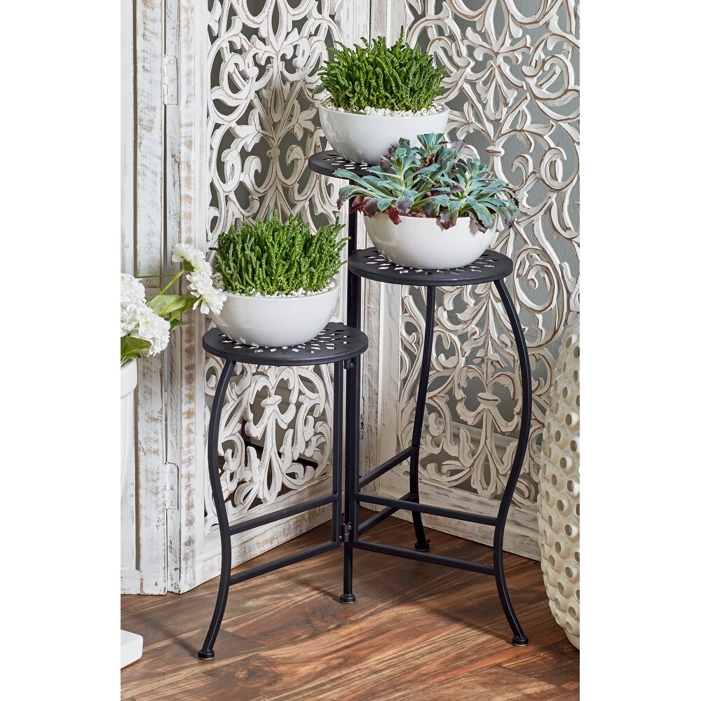 Metal Indoor Outdoor 3 Tier Plantstand