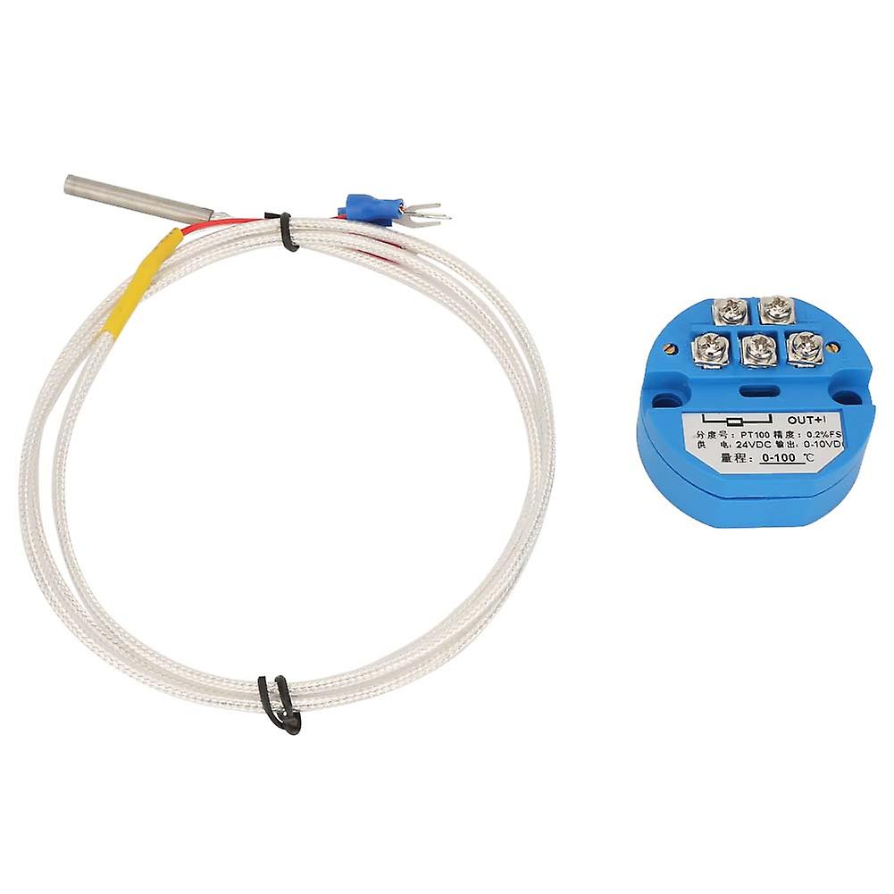 -50 ~ 400 Degree Pt100 Temperature Transmitter Dc24v Output 0-10v Sensor