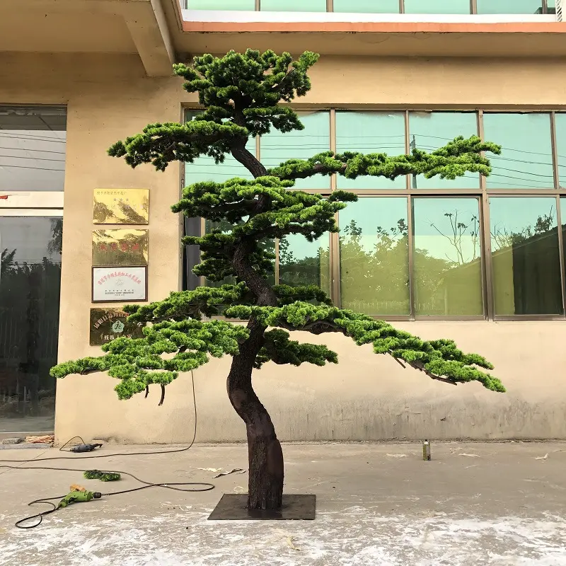 wholesale large Artificial Pine Tree plant fake green plants trunks decoration outdoor