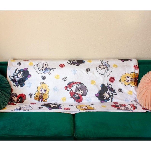 Good Smile Company Rwby Cute Chibis 50 X 60 Inch Fleece Throw Blanket