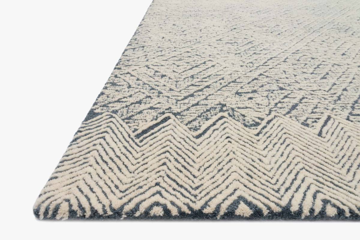 Kopa Rug in Blue & Ivory