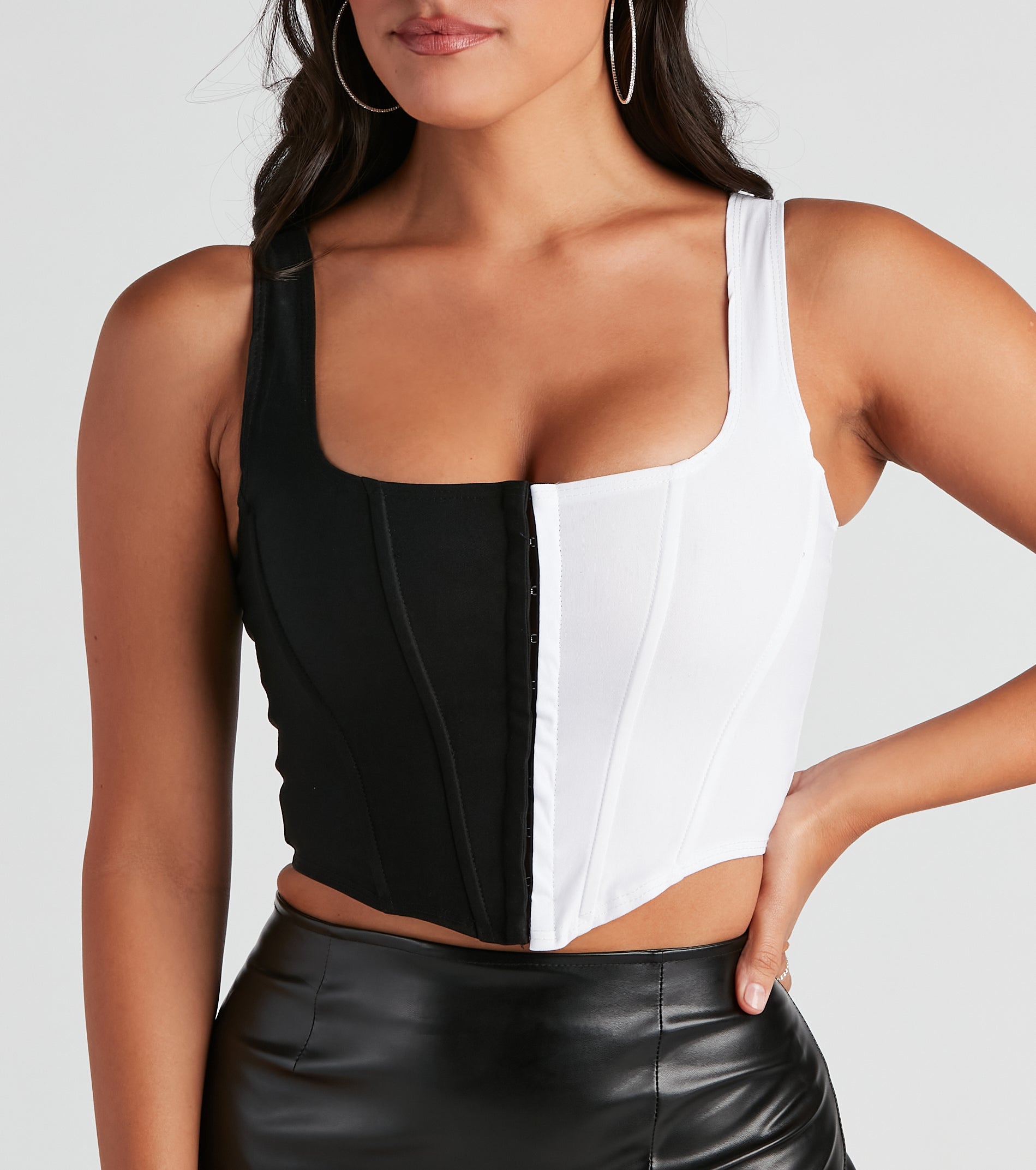 Devious Fashionista Two-Tone Corset