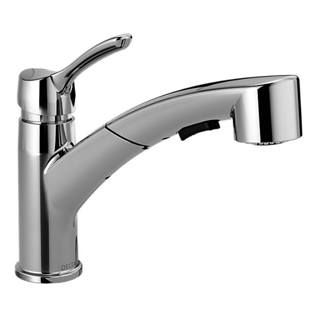 Delta 4140-Dst Collins Pull-Out Spray Kitchen Faucet  Chrome