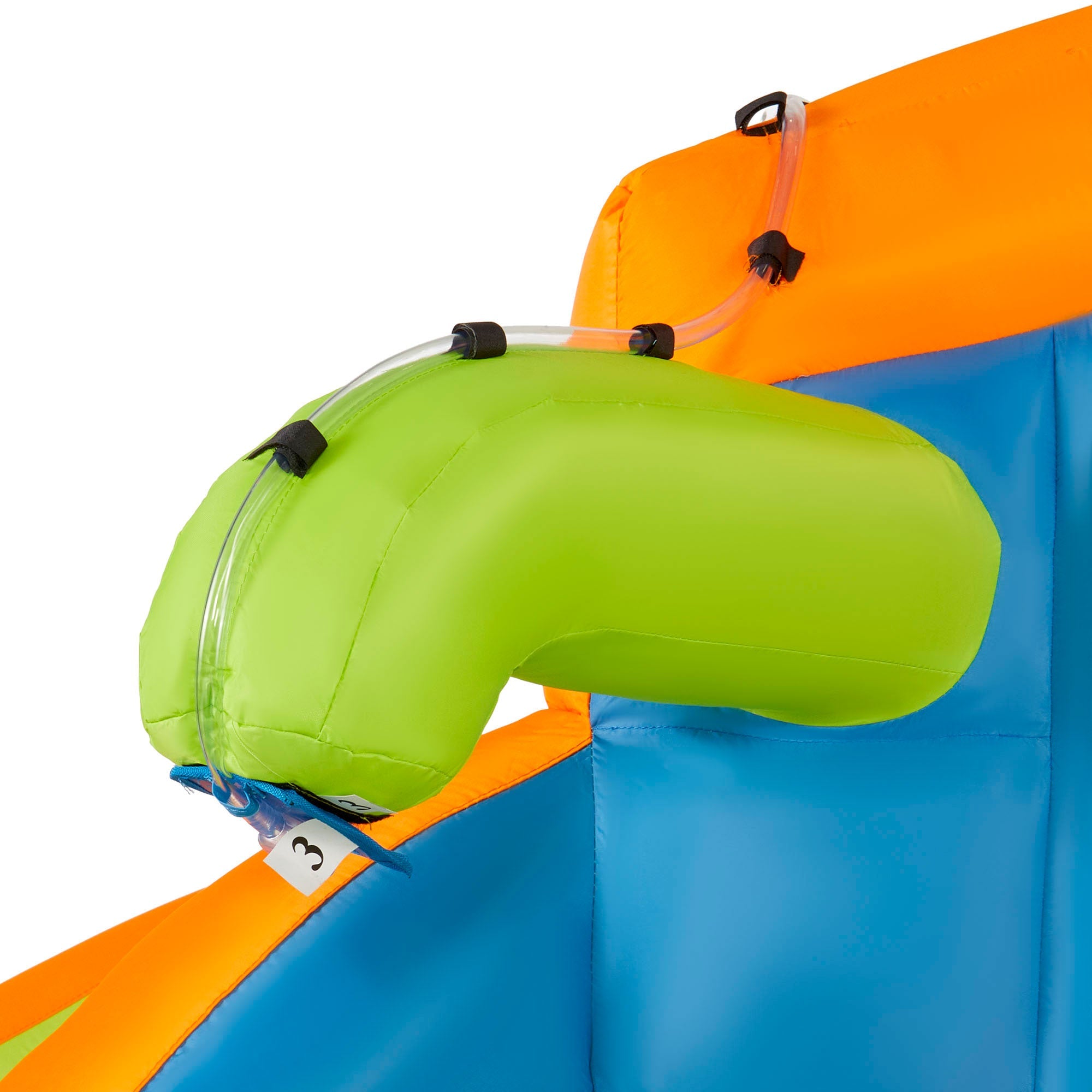 Banzai 90369 Adventure Club Water Park Inflatable 2 Lane Water Slide Splash Pool