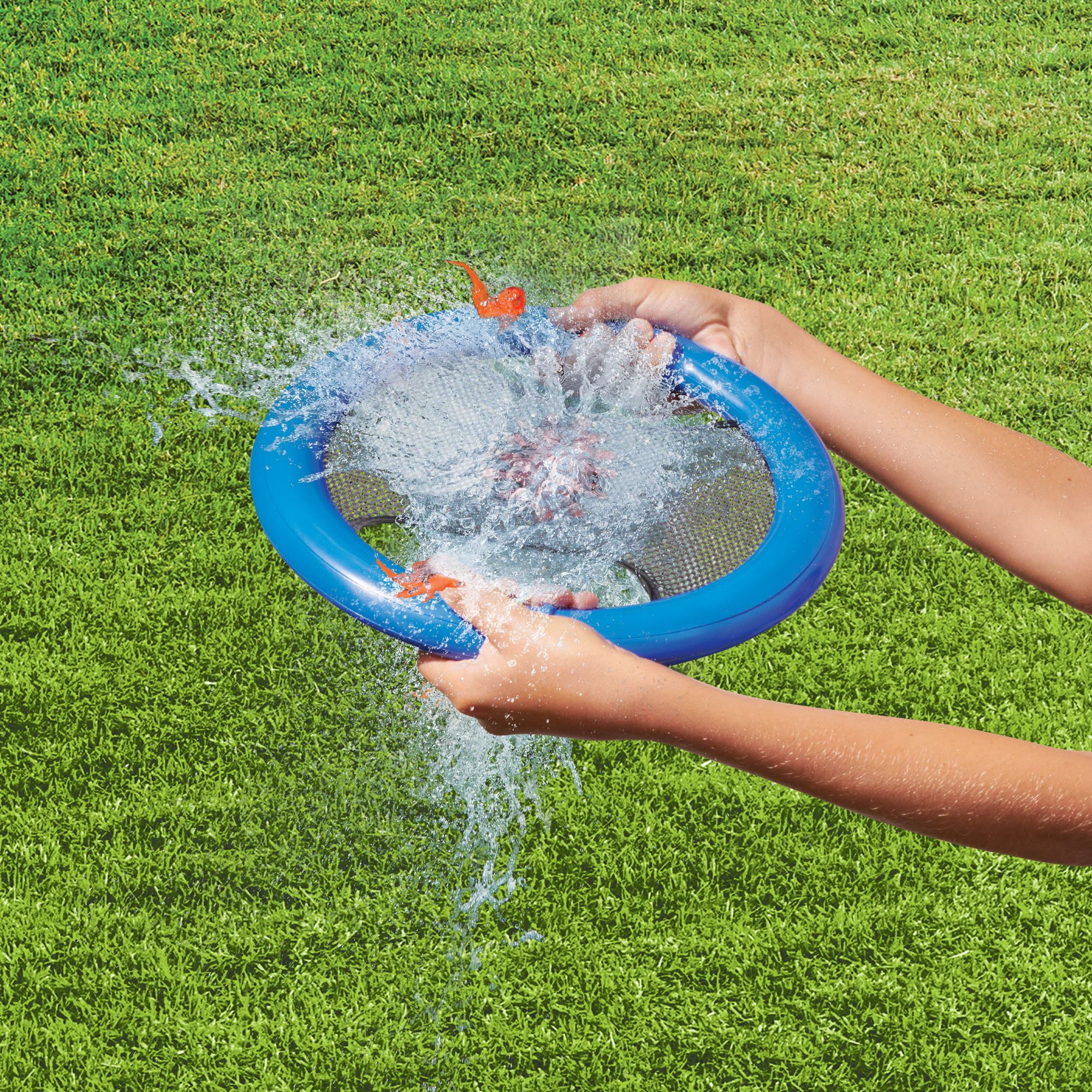 Play Day Bounce & Splash Wet or Dry Outdoor Water Balloons & Paddle Ball Game Set, Ages 3+