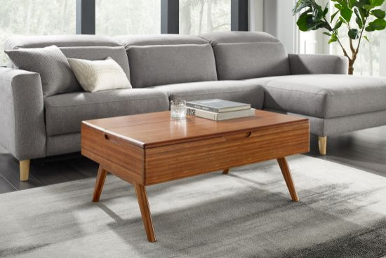 Rhody Lift Top Table  Amber   Midcentury   Coffee Tables   by HedgeApple  Houzz