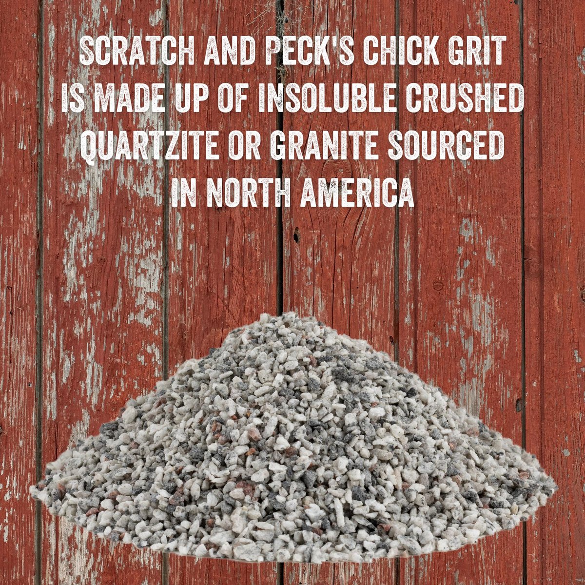 Scratch and Peck Feeds Cluckin' Good Chick Grit Chicken Supplement， 7-lb bag